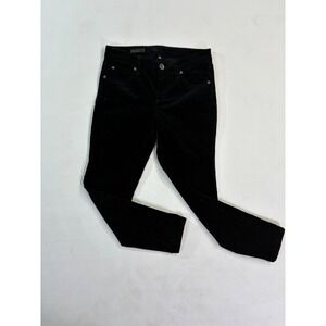 KUT from the Kloth‎ Diana Skinny Petite Black Corduroy Pants Size 4P